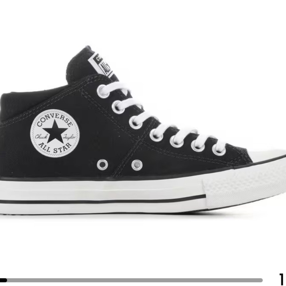 Converse Madison Mids women’s 5 chuck taylor hi top black like new